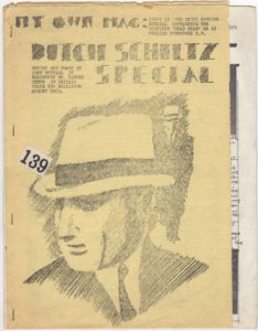 59. NUTTALL, Jeff (Editor); William S. Burroughs (Contributor). MY OWN MAG - Issue 13: The Dutch Schultz Special (August 1965). Image