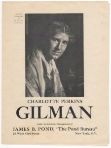 3. [GILMAN, Charlotte Perkins]. CHARLOTTE PERKINS GILMAN: Under the Exclusive Management of James B. Pond. Image