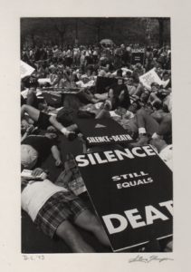 22. THOMPSON, Steve (photographer). [Seven Signed Photographs from the 1993 Gay Rights March on Washington]. Image
