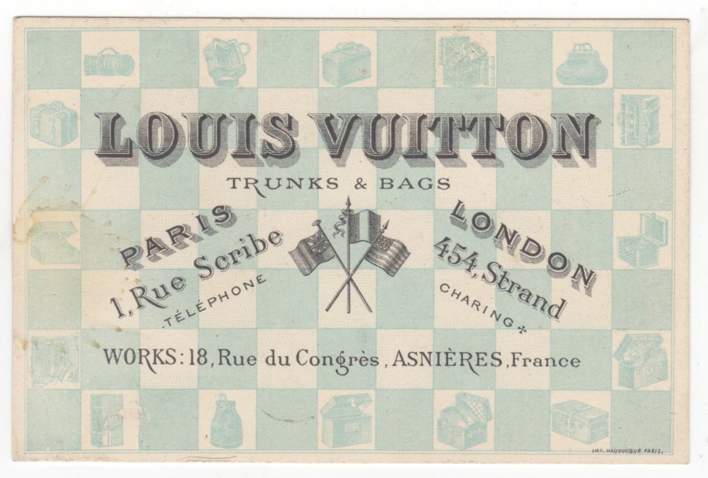 Louis Vuitton Trade Card